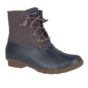 🆕 SPERRY Women's Saltwater Quilted Duck Boot NIB
